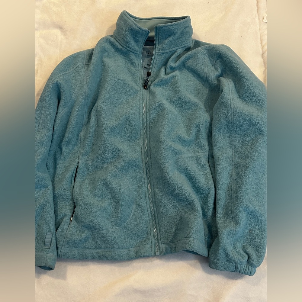 LL Bean Women's Mountain Jacket Full Zip Classic Fleece Jacket Size 1X